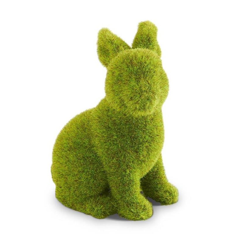 6.5 "  Moss Bunny Sitting Looking Right
