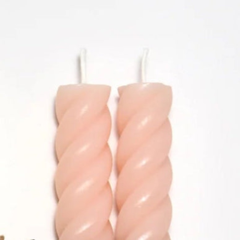 Greentree Rope Tapers Blush 10"