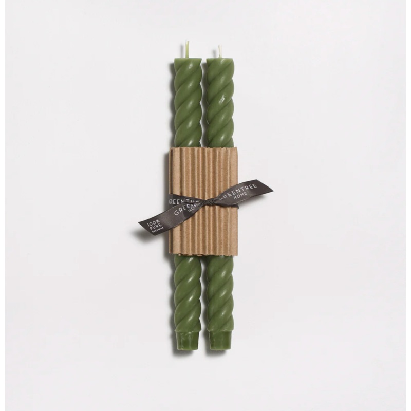 Greentree Rope Tapers Sage 10"