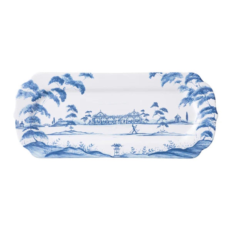 Juliska Country Estate 15" Hostess Tray - Delft Blue