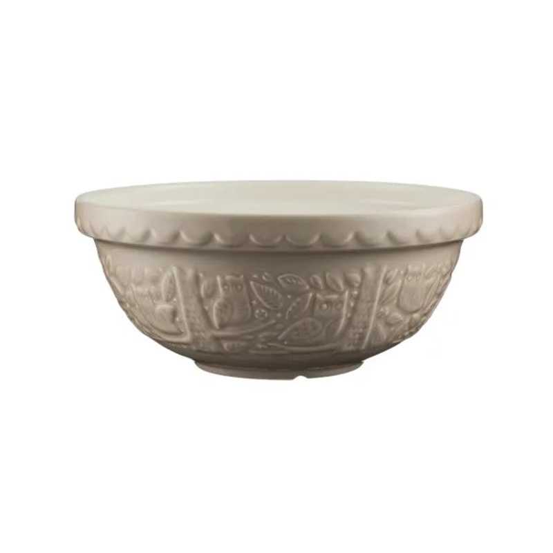 Mason Cash In The Forest S18 Owl Stone Mixing Bowl 11"