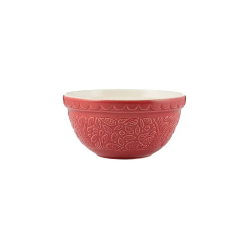 Mason Cash In The Forest S30 Red Mixing Bowl 8.25"