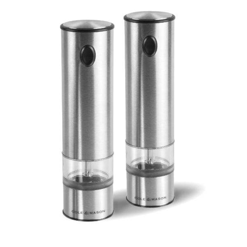 Cole & Mason Battersea Electronic Salt & Pepper Mill Set