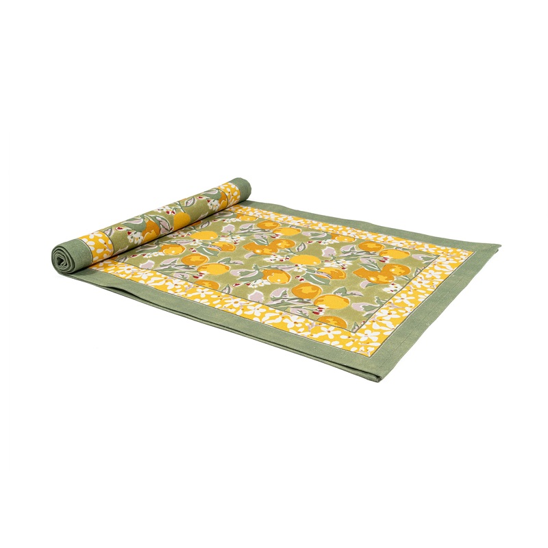 Couleur Nature Citron Vert & Yellow | Table Runner
