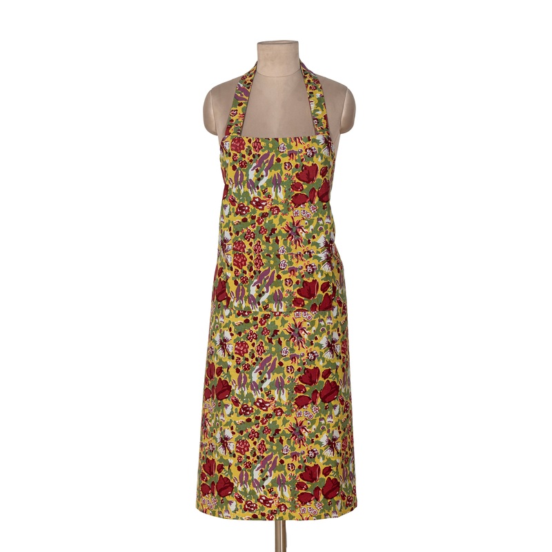 Couleur Nature Jardin Red & Green | Apron