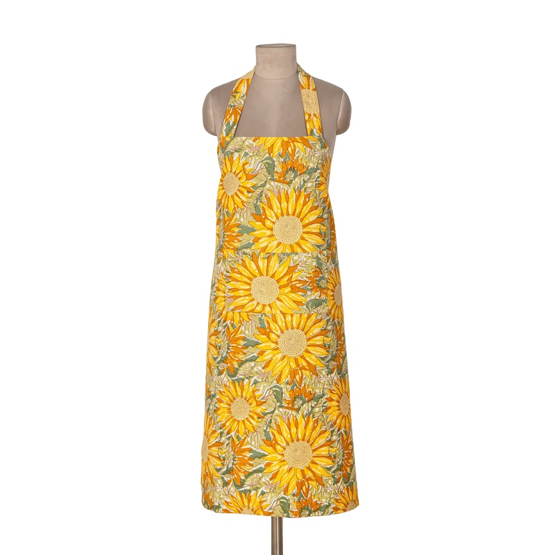 Couleur Nature Sunflower Yellow & Green | Apron