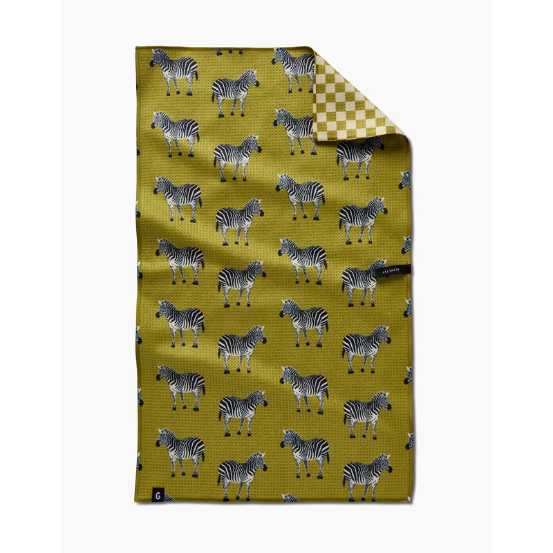 Geometry Zebra Way Double Sided Tea Towel
