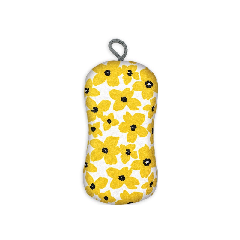 MU Kitchen Buttercup Floral Scrub Sponge