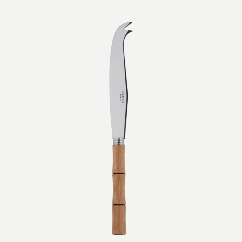 Sabre Cheese knife large Bamboo, Light press wood