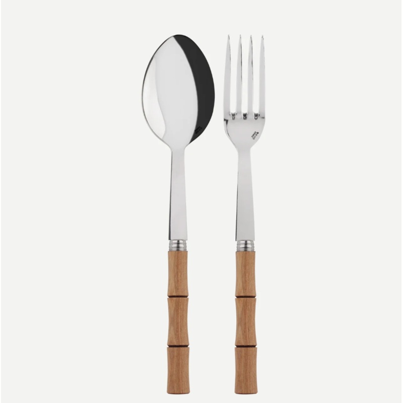 Sabre Serving set Bamboo, Light press wood