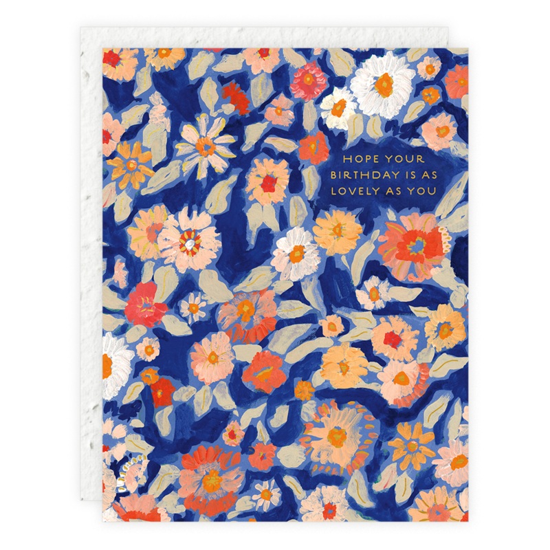 Wildflower Floral - Birthday Card