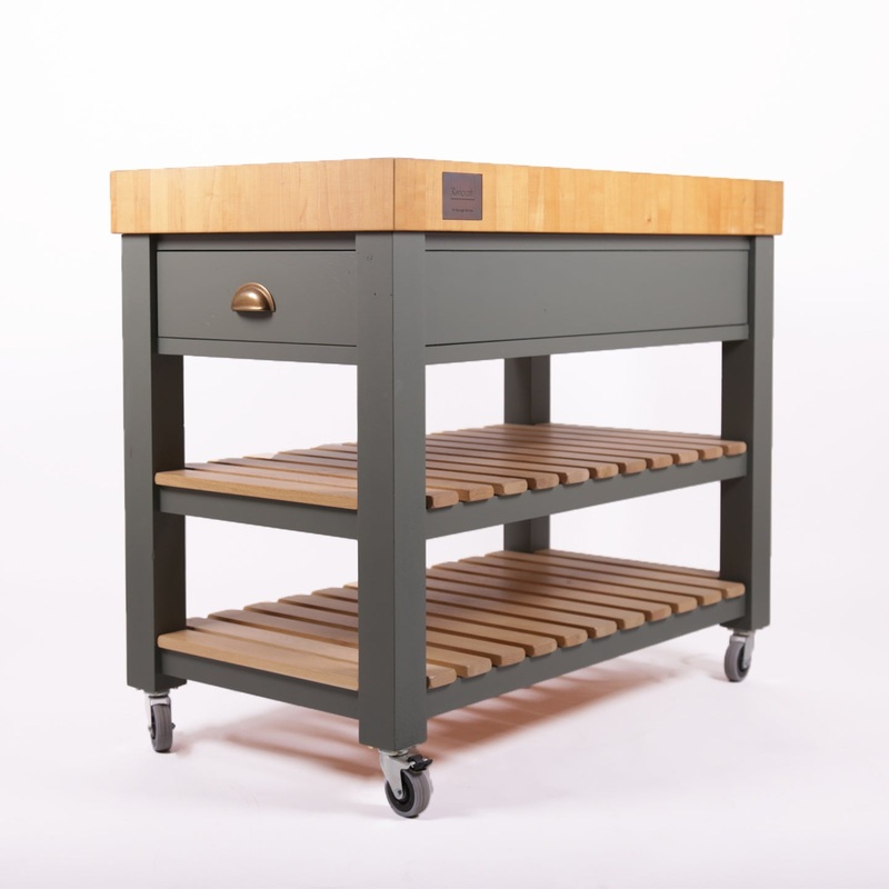 Rencraft Butchers Block / Maple / Borough Kitchen Green
