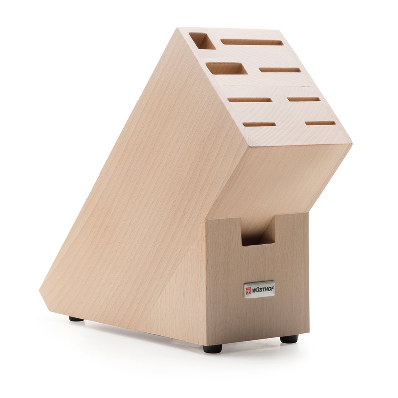 WSTHOF 9 Slot Knife Block / Beech