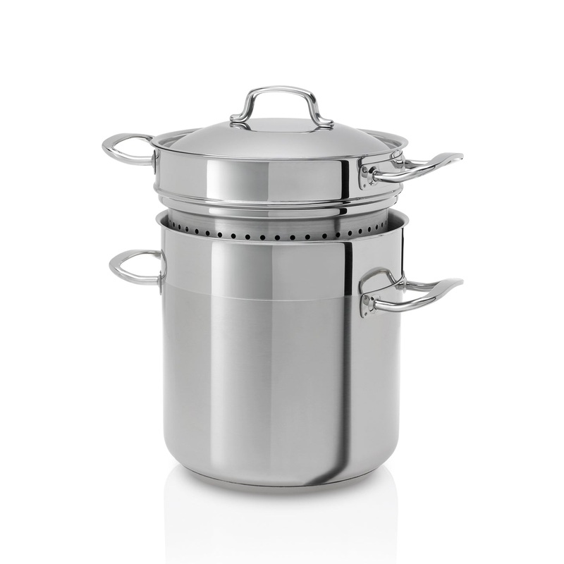 Silampos Tejo 2000 Stockpot and Pasta Insert 20cm / 6.3L