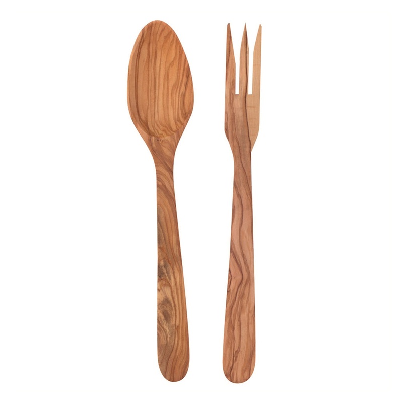 Olivewood Salad Servers