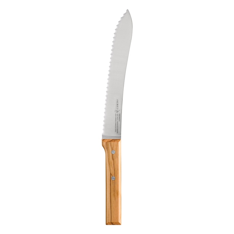 Opinel Parallle No.116 Bread Knife / Olivewood