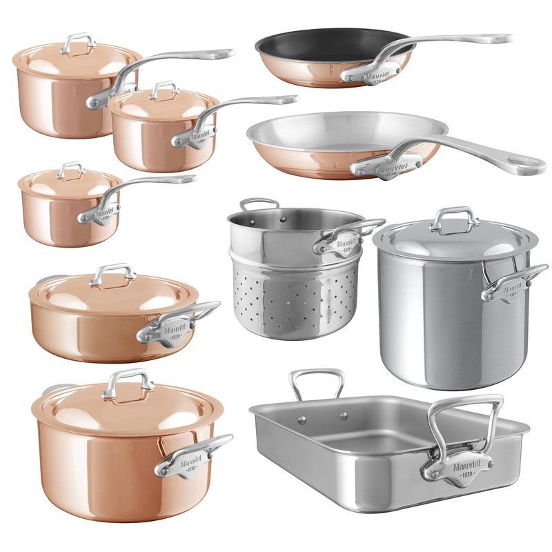 Mauviel M'6S 10 Piece Cookware Set / Non-Stick *