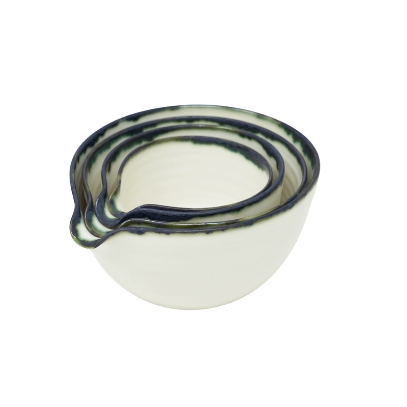 Mihaly & Edit Nesting Bowl Set / Set of 4 / Green