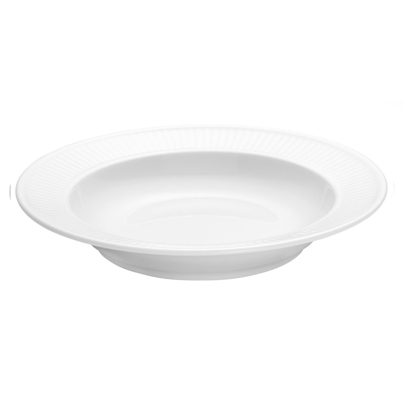 Pillivuyt Plisse Rimmed Pasta Bowl / 28cm