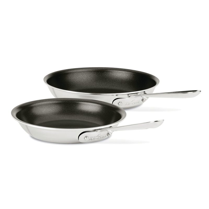 All-Clad D3 / TriPly 2-Piece Non-Stick Frying Pan Set