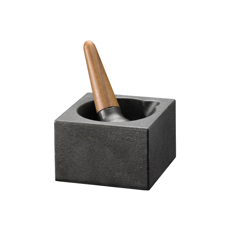 Skeppshult Cast Iron Cubic Pestle & Mortar