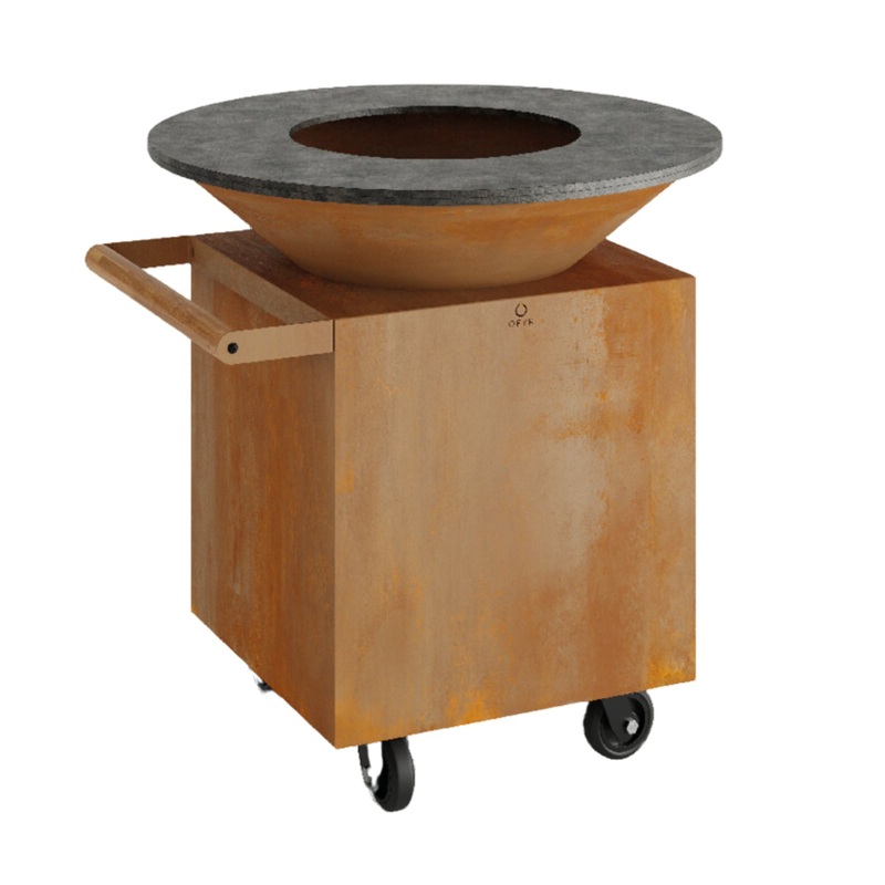 OFYR OC-100-PRO Classic Corten 100 PRO Freestanding Open Fire Grill