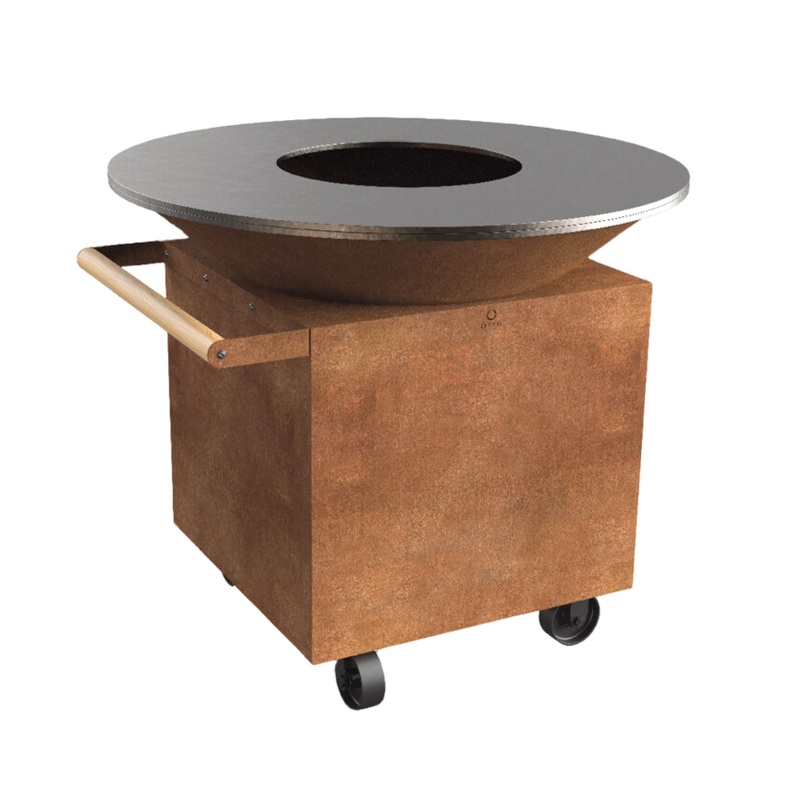 OFYR OC-120-PRO+ Classic Corten 120 PRO+ Freestanding Open Fire Grill