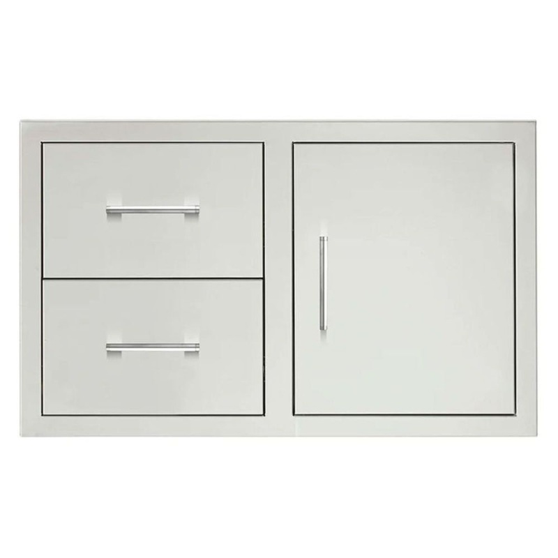 TrueFlame 36" 2-Drawer & Access Door Combo