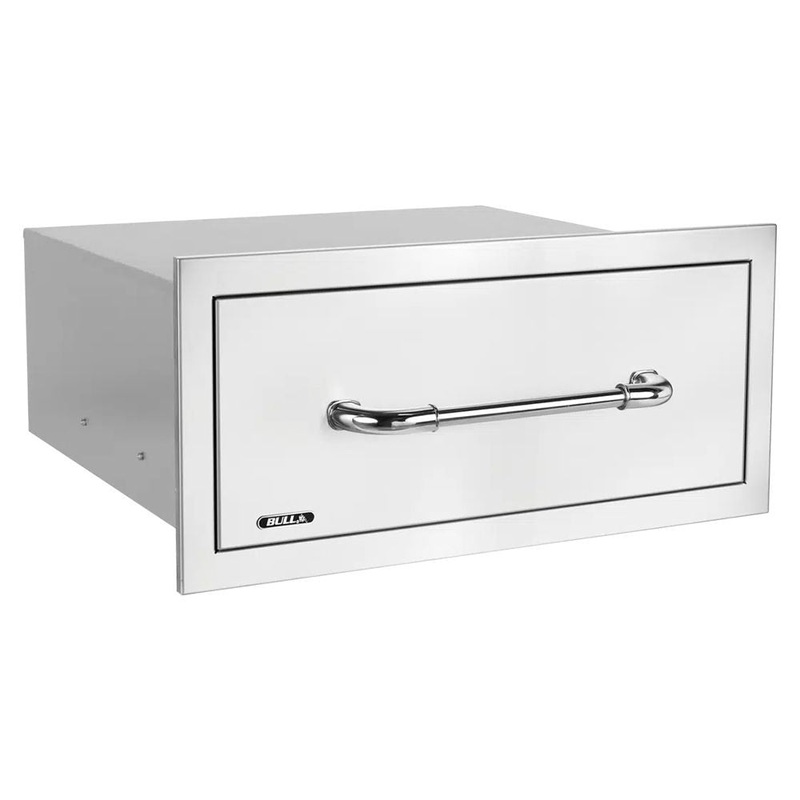 Bull 19980 Large Single Stainless-Steel Drawer w/ Reveal