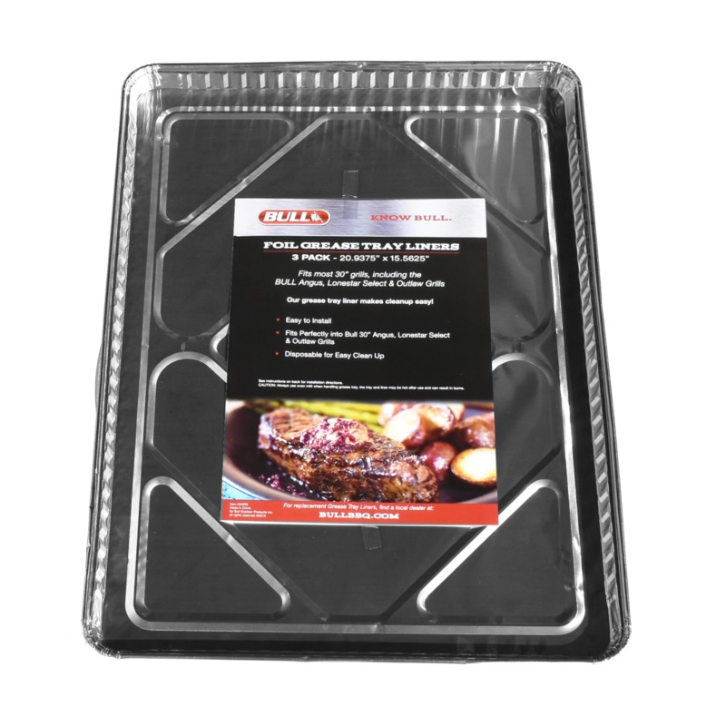 Bull 24268 30-Inch Grease Tray Liners 12pk