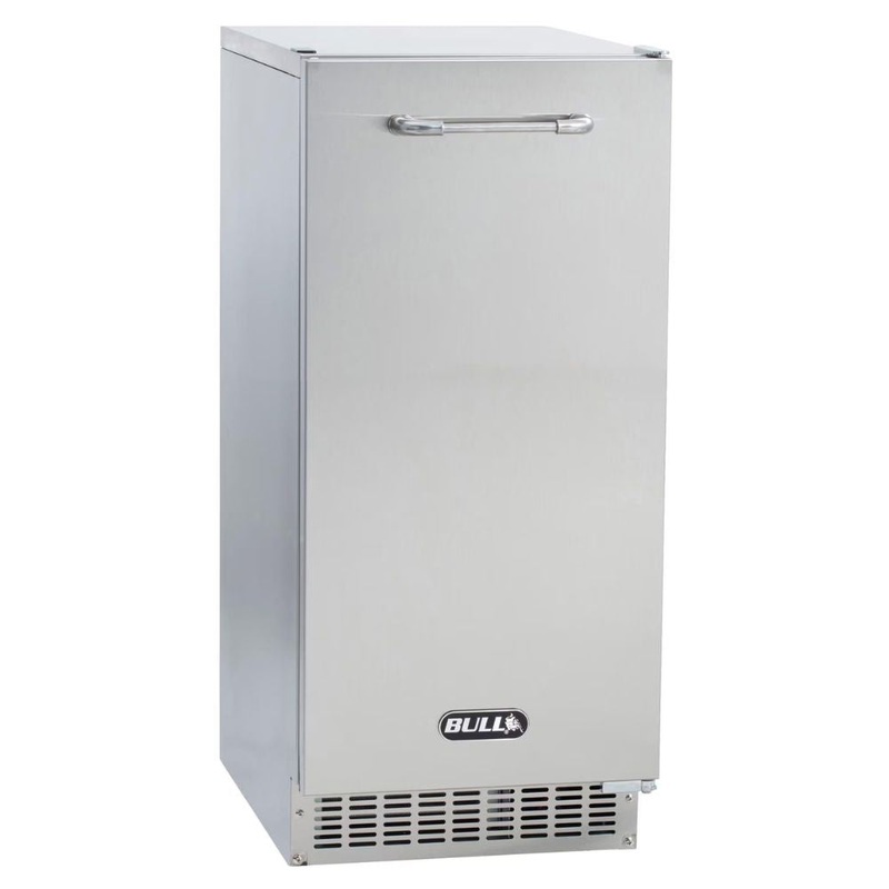 Bull 60 Lb. 15-Inch Outdoor Rated Commercial Ice Maker w/ Drain Pump