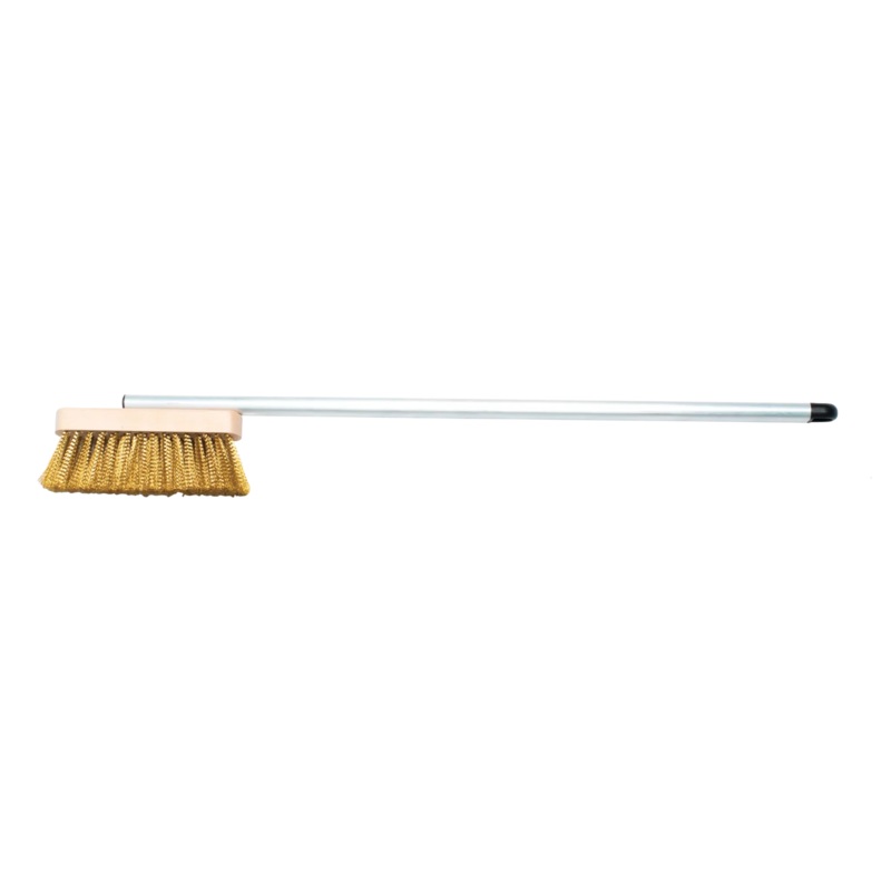 Bull 69570 Short Handled Brass Pizza Oven Brush