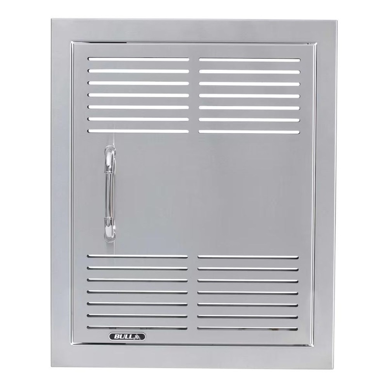 Bull 90000 18-Inch Vented Stainless Steel Single Access Door w/ Reveal
