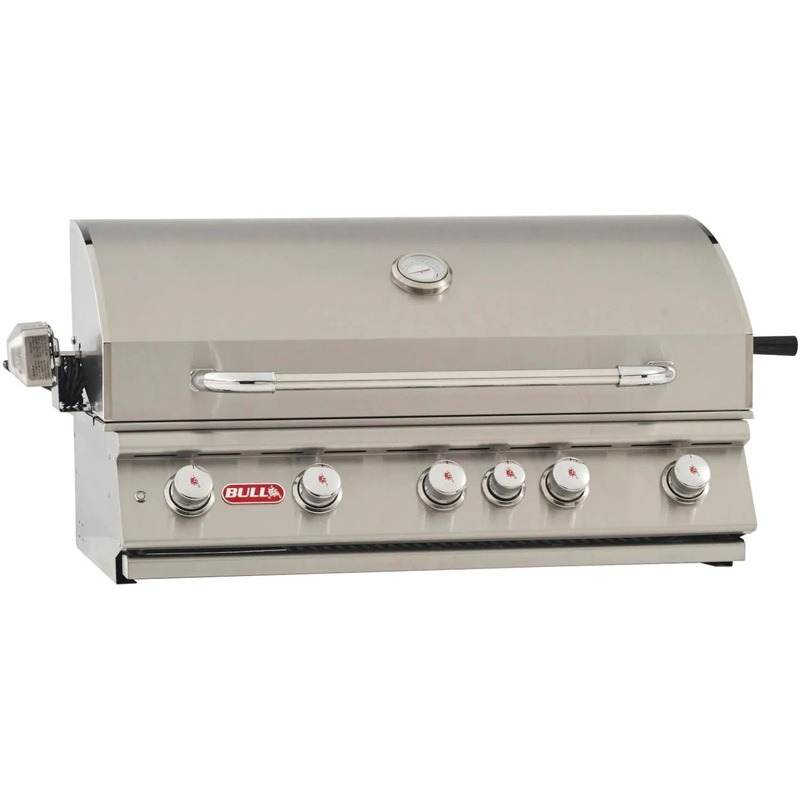 Bull Grills Brahma 38-Inch 5-Burner Built-In Gas Grill w/ Rotisserie