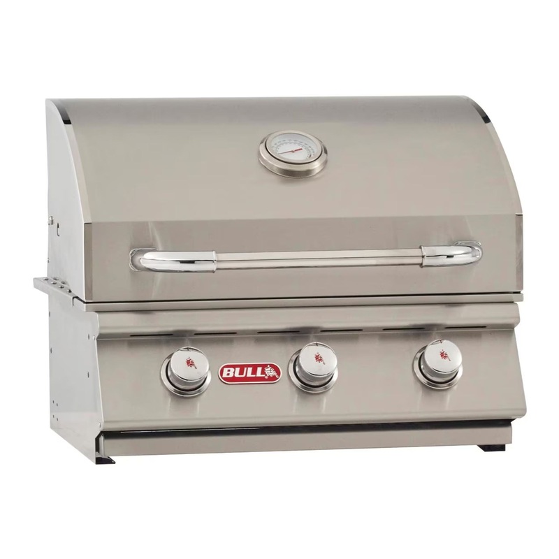 Bull Grills Steer 24-Inch 3-Burner Built-in Gas Grill
