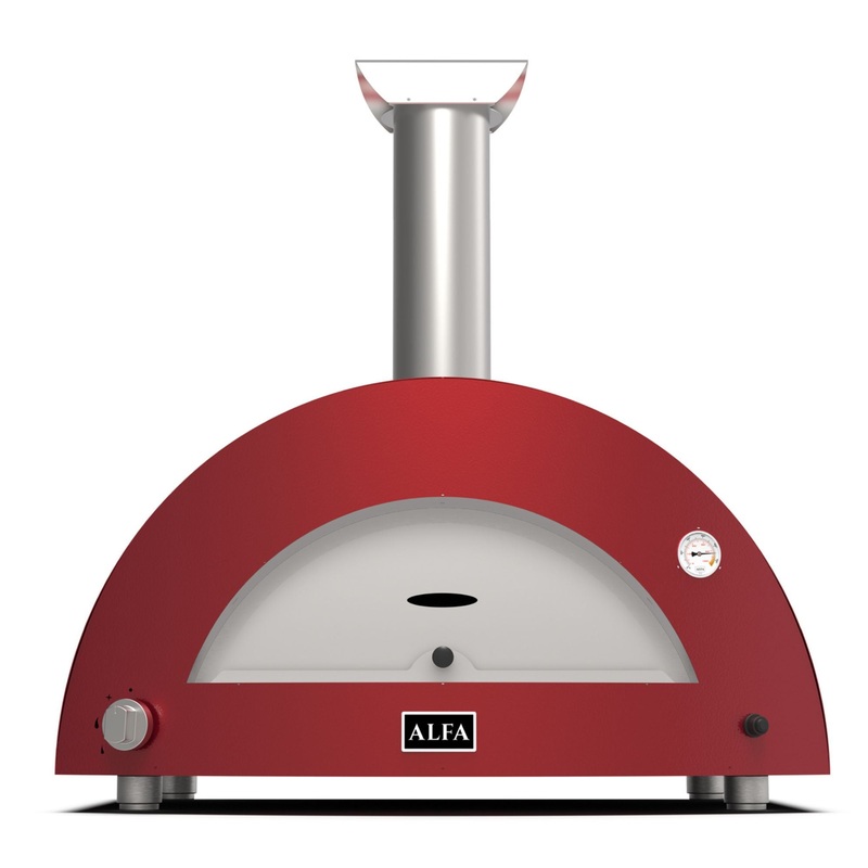 Alfa Moderno Ruby Red 3 Pizze Gas Pizza Oven