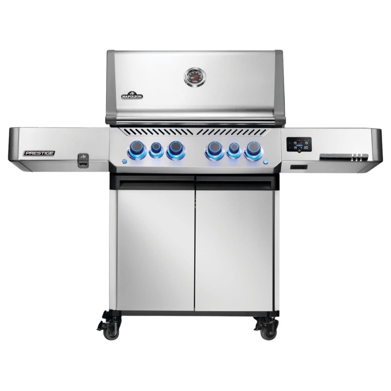 Napoleon New Prestige 500 Connected RSIB Freestanding Gas Grill w/ Infrared Side and Rear Burner