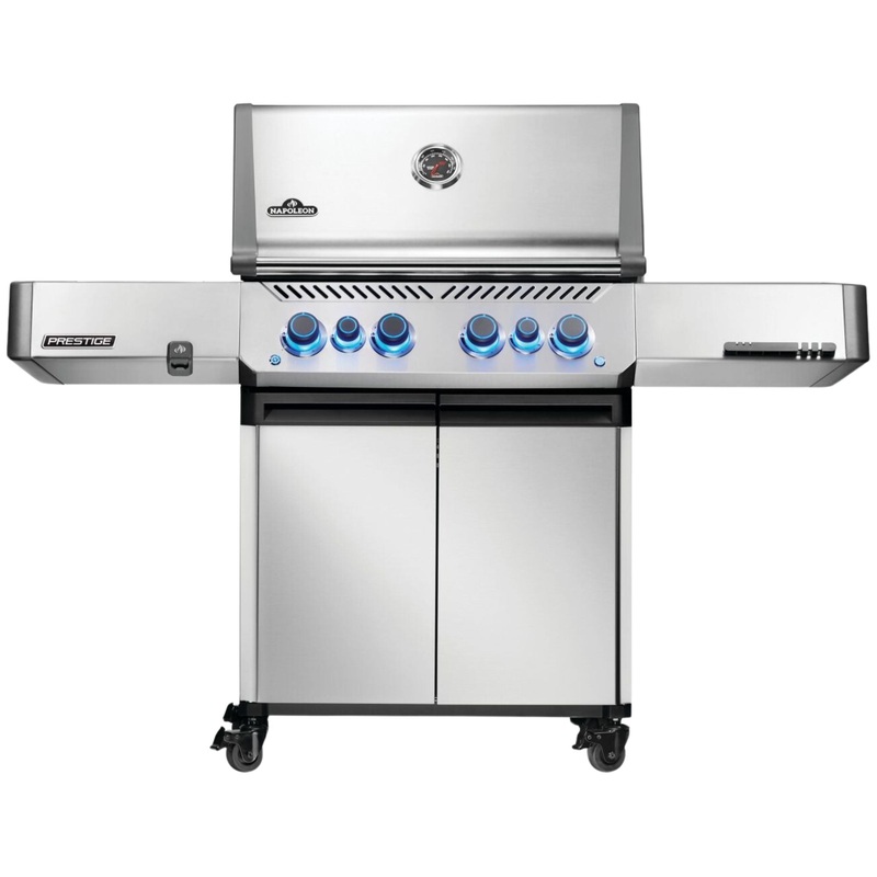 Napoleon New Prestige 500 RSIB Freestanding Gas Grill w/ Infrared Side and Rear Burner