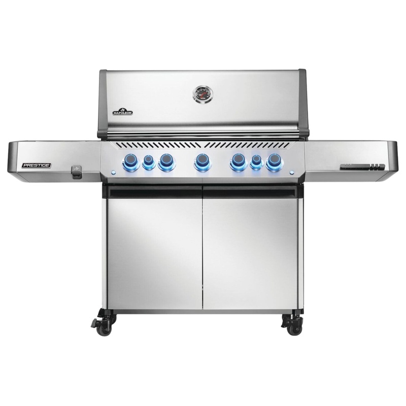 Napoleon New Prestige 665 RSIB Freestanding Gas Grill w/ Infrared Side and Rear Burner