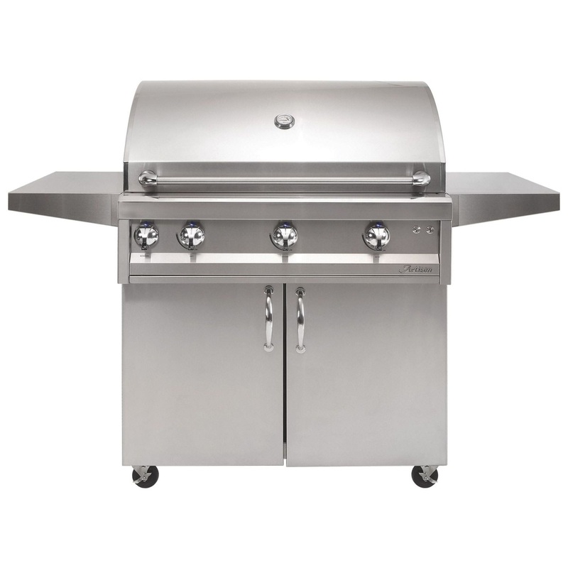Artisan Professional 36-Inch 3-Burner Freestanding Gas Grill w/ Rotisserie