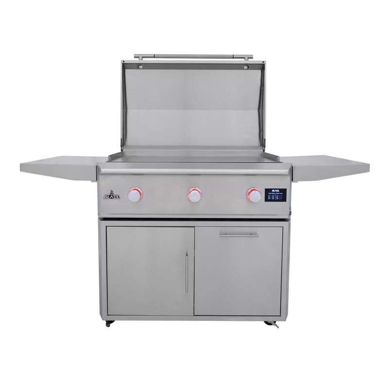 Blaze LTE PRO 40-Inch Freestanding Gas Griddle w/ Digital Temperature Screen & Lift-Assist Lid