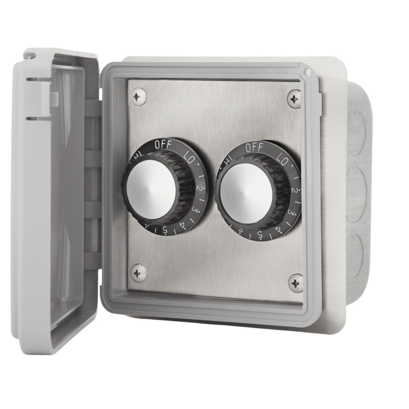 Infratech Dual Flush Mount Input Regulator w/ Weatherproof Cover