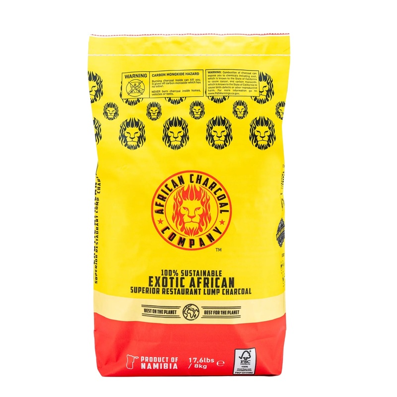 African Charcoal Company Superior Lump Charcoal, 17.6 lbs