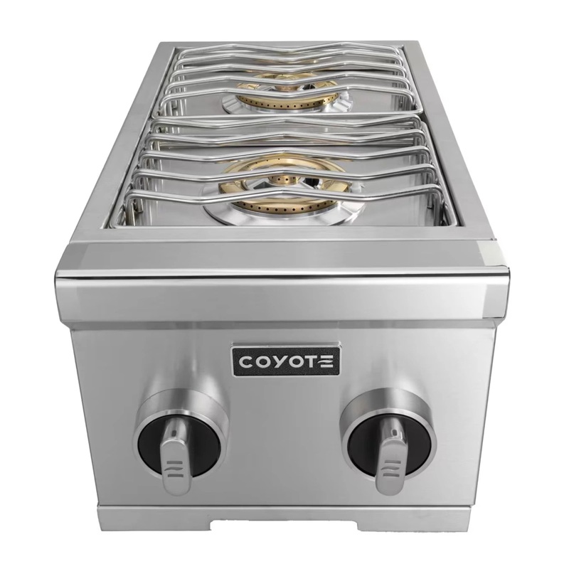Coyote 12-Inch Built-In Double Side Burner