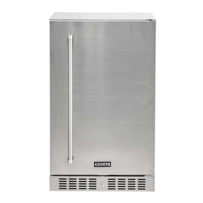 Coyote 21-Inch 4.1 Cu. Ft. Right Hinge Built-In Refrigerator