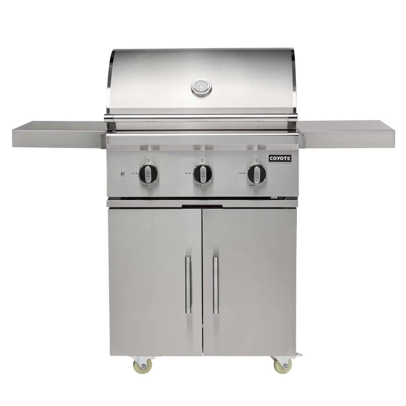 Coyote C-Series 30-Inch 3-Burner Freestanding Gas Grill