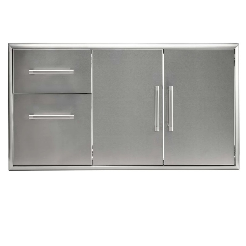 Coyote C3-CD2DC 45-Inch Double Door & Drawer Combo
