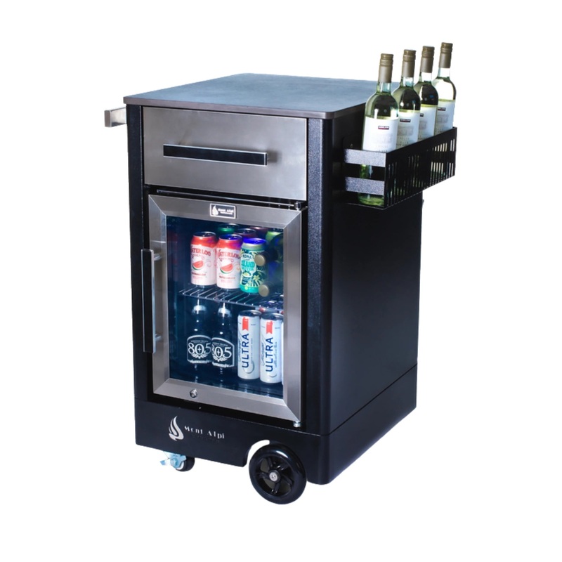 Mont Alpi Medium Prep Cart & Fridge