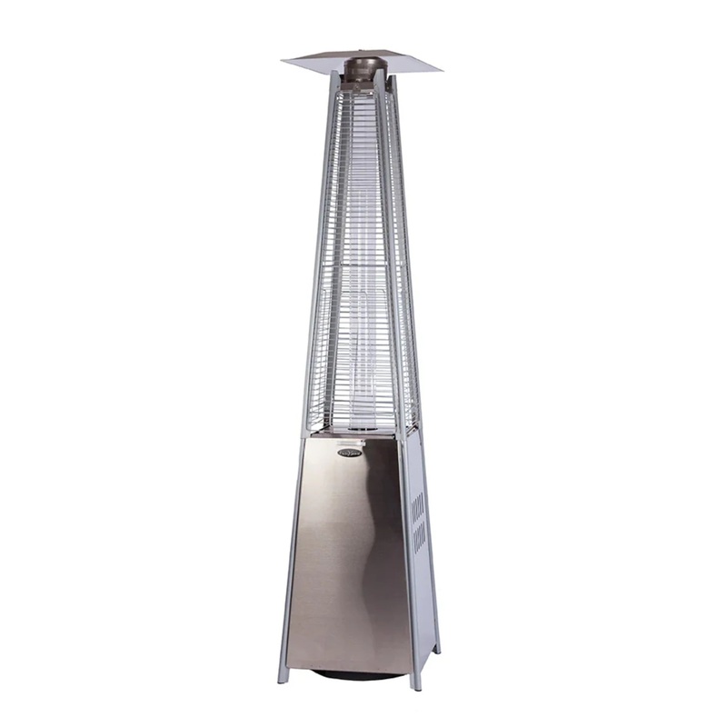 Well Traveled Living Stainless Steel Propane Pyramid Flame Heater