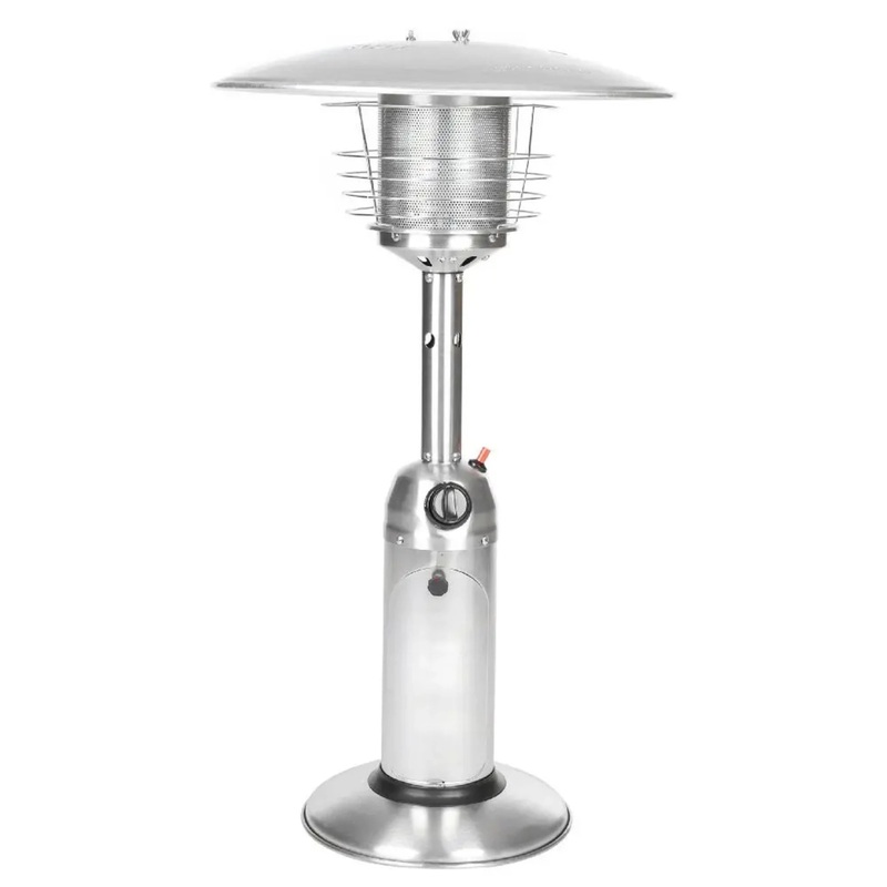 Well Traveled Living Stainless Steel Propane Table Top Patio Heater